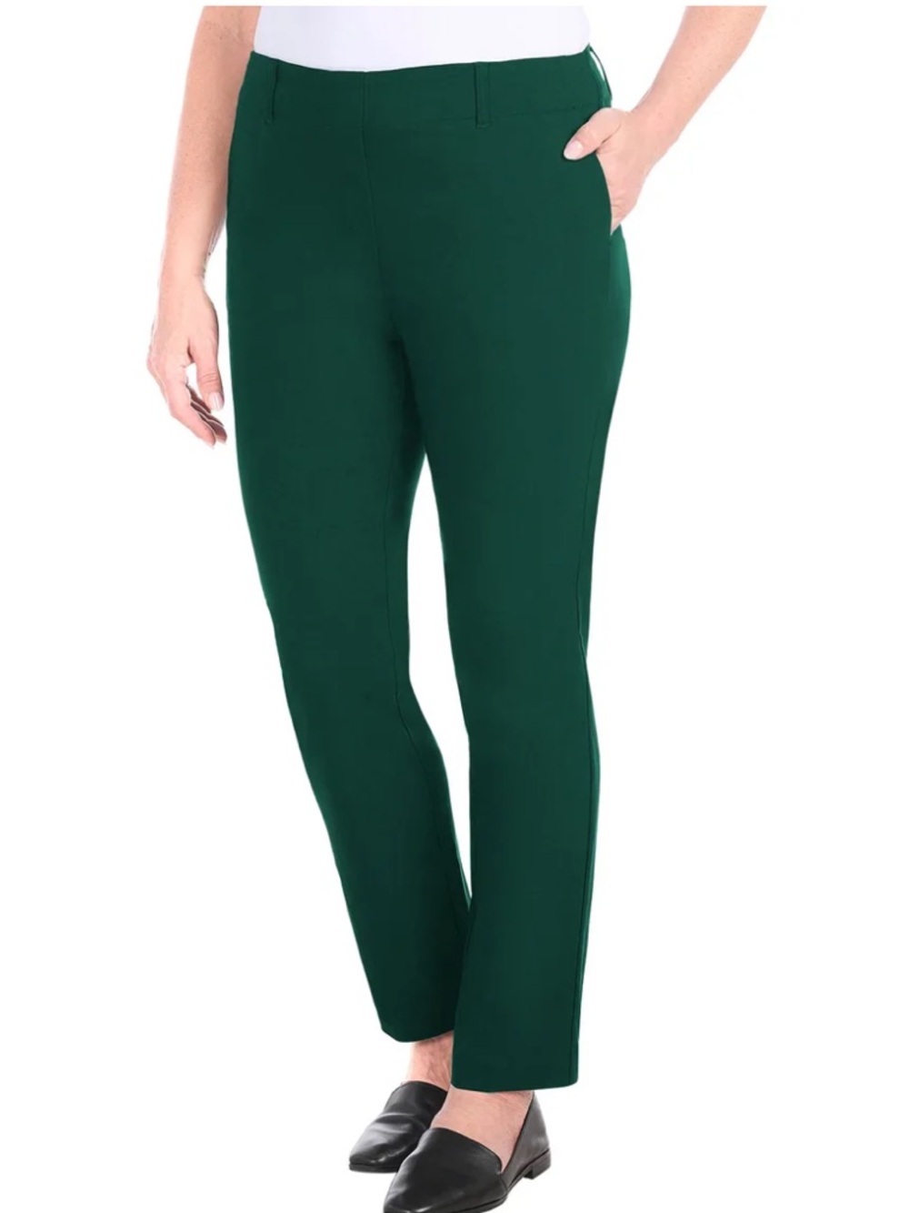 Hilary Radley Green Pull on Pants - size 4
